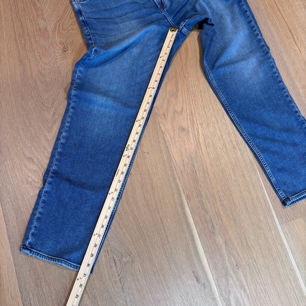 Men's Faherty Brand Stretch Terry 5 Pocket Pant in Indigo Ocean Wash | 38/32 - Picture 5 of 9